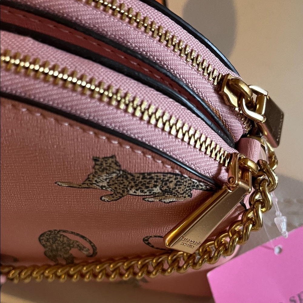 Kate Spade Pink Cheetah Crossbody Bag - Picture 10 of 14
